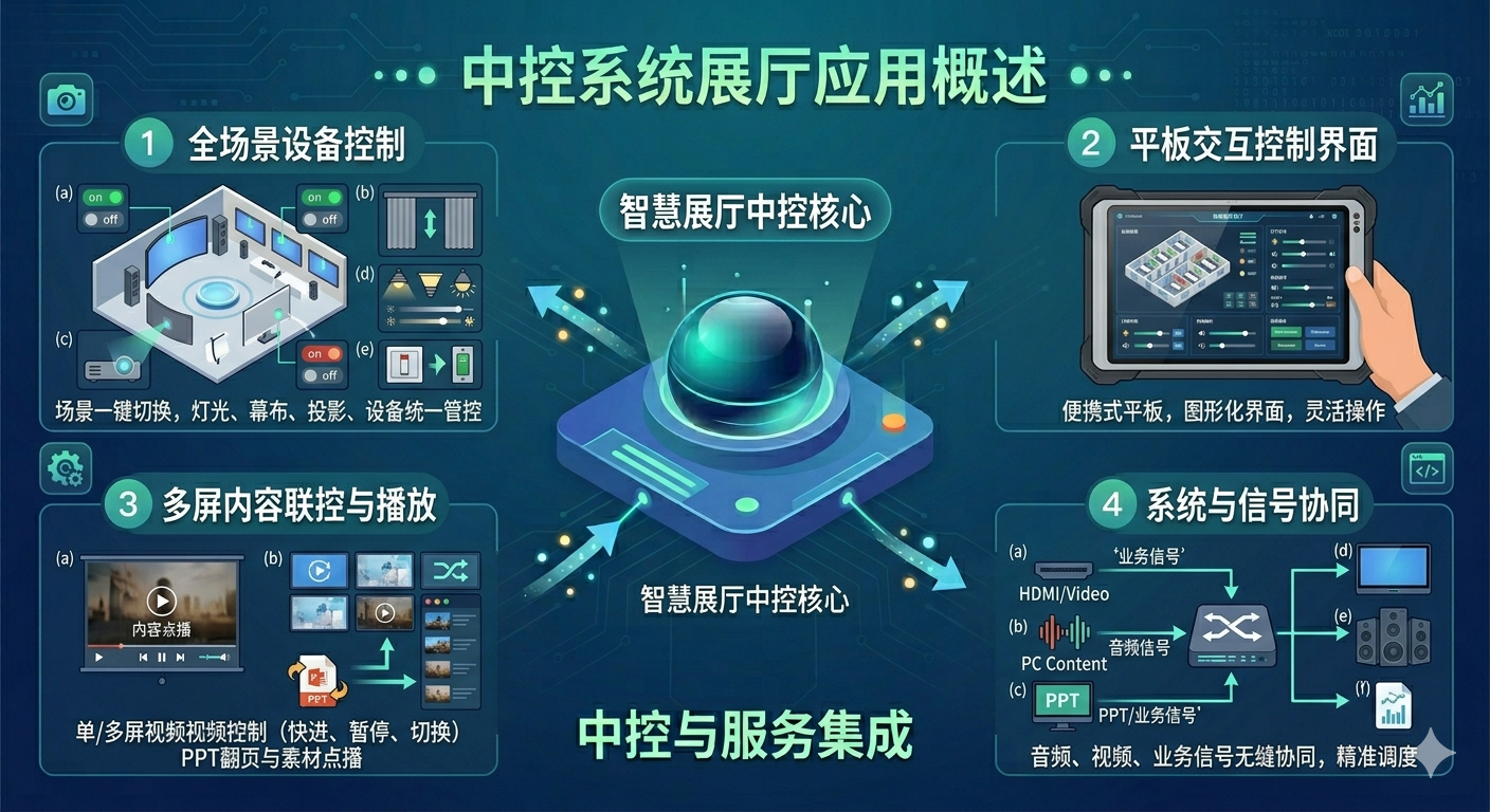 中控系统界面示意