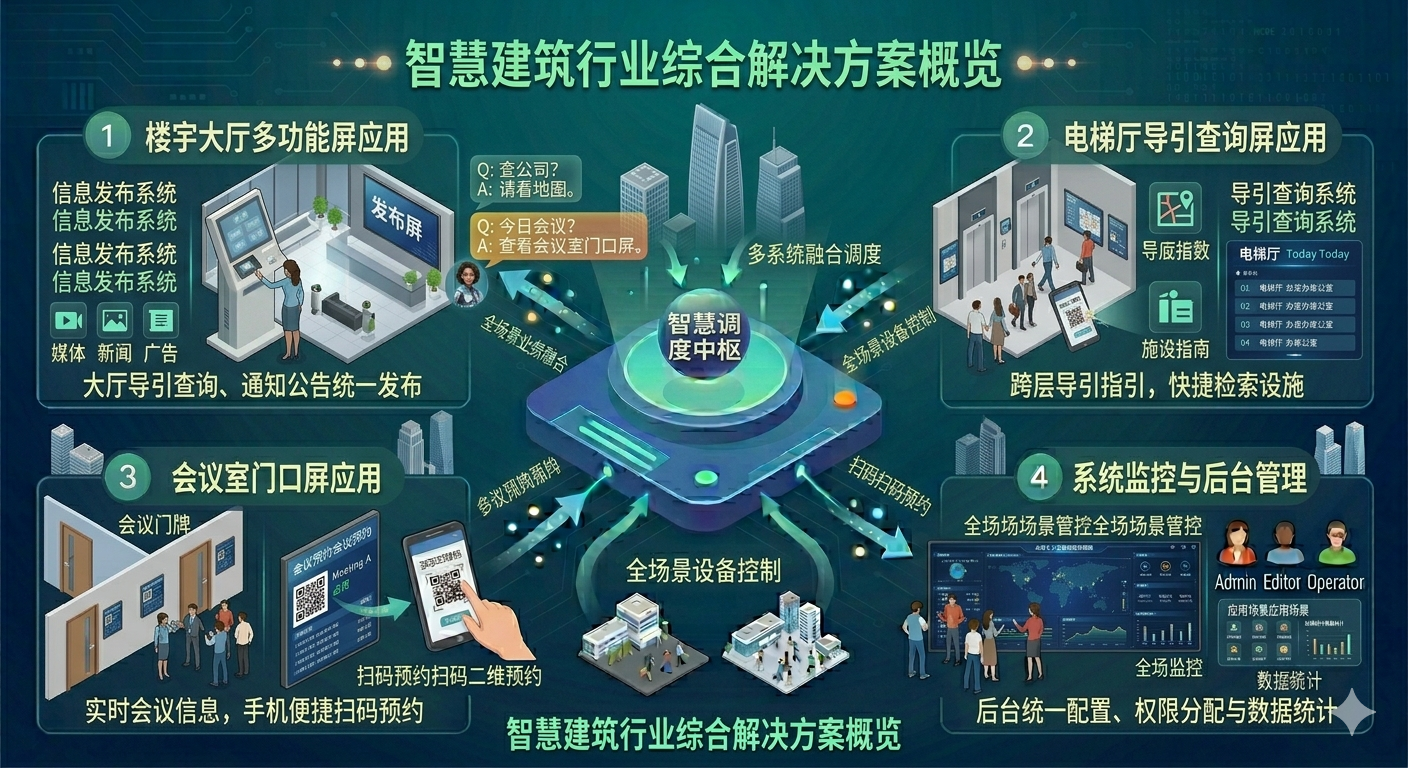 智慧建筑方案示意