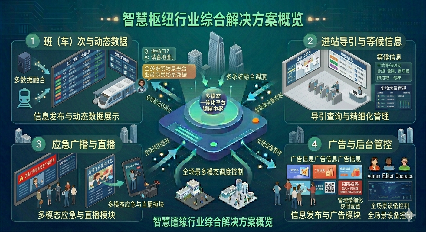 智慧枢纽方案示意